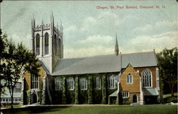 Chapel,St Paul School Concord, NH Postcard Postcard