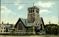 First Congregational Church Postcard