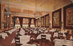 Cafe of Marquette Hotel Postcard