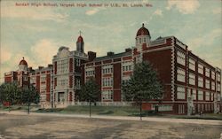 Soldan High School, largest High School in U.S., St. Louis, Mo. Missouri Postcard Postcard Postcard