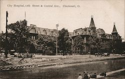 City Hospital - 12th Street & Central Avenue Cincinnati, OH Postcard Postcard Postcard