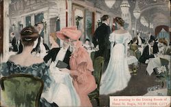 An evening in the Dining Room of Hotel St. Regis, New York City Postcard