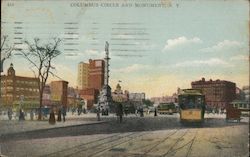 Columbus Circle and Monument New York, NY Postcard Postcard Postcard