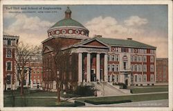 Earl Hall and School of Engineering, Columbia University New York, NY Postcard Postcard Postcard