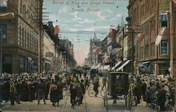 Corner of King and Yonge Streets Toronto, Canada Misc. Canada Postcard Postcard Postcard