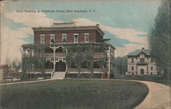 Main Building at Childrens Home Postcard