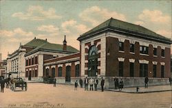 Union Depot Troy, NY Postcard Postcard Postcard