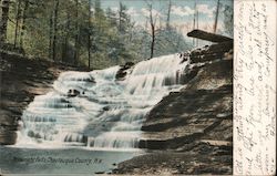 Arkwright Falls, Chautauqua County New York Postcard Postcard Postcard