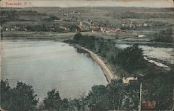 Bird's Eye View of Branchport New York Postcard Postcard Postcard