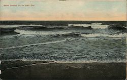 Storm coming Up on Lake Erie. New York Postcard Postcard Postcard