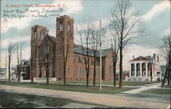 St. Mary's Church Canandaigua, NY Postcard Postcard Postcard