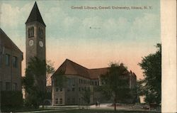 Cornell Library, Cornell University Ithaca, NY Postcard Postcard Postcard