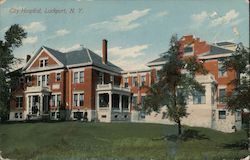 City Hospital Lockport, NY Postcard Postcard Postcard