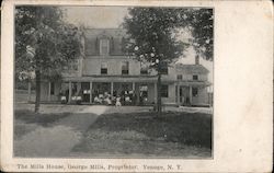 The Mills House, George Mills, Proprietor, Venoge Highland Lake, NY Postcard Postcard Postcard