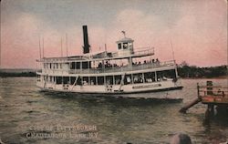 Steamer "City of Pittsburgh" Chautauqua Lake, NY Postcard Postcard Postcard