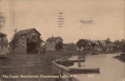 The Canal, Cautauqua Lake Postcard