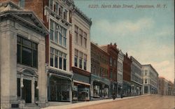 North Main Street Jamestown, NY Postcard Postcard Postcard