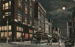 Reconstructed Baltimore Street, after the area Fire Postcard