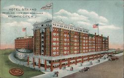 Hotel Strand Pennsylvania Avenue from Boardwalk Postcard