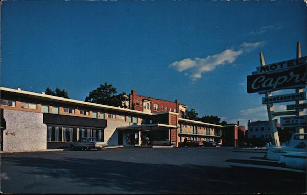 Motel Capri Kansas City, MO Postcard