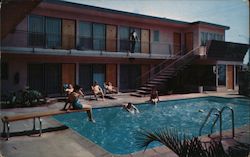 Westwind Manor Motel Downey, CA Postcard Postcard Postcard