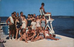 College Club Beach Postcard