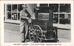 Delbert Lawson, Organ Grinder, The Fair Store Westfield, NY Postcard Postcard Postcard