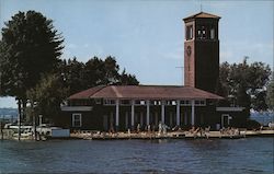 College Club and Miller Bell Tower Postcard