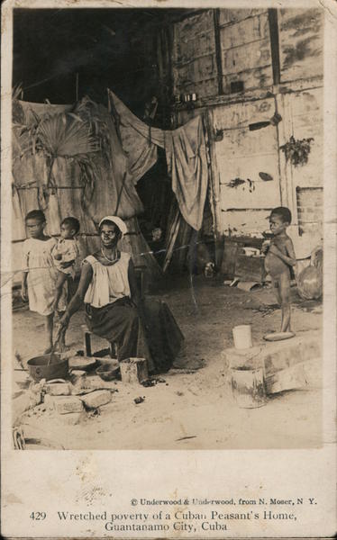 The Poverty of a Cuban Peasant's Home Guantanamo City, Cuba Postcard