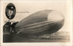 Graf Zeppelin and Dr. Hugo Eckener Postcard