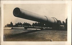 One of Uncle Sam's Guardians 12 Inch Rifle World War I Postcard Postcard Postcard