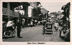 China Town, Bicycles Singapore Southeast Asia Postcard Postcard Postcard