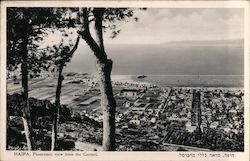 Panoramic view from the Carmel Postcard