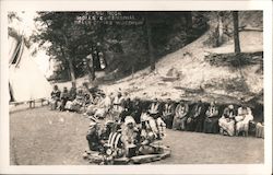 Stand Rock Indian Ceremonial Wells, WI Postcard Postcard Postcard