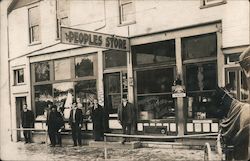 The Peoples Store, Groceries, Dry Good and Shoes Springboro, OH Postcard Postcard Postcard