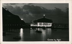 Casino by Night Santa Catalina Island, CA Postcard Postcard Postcard