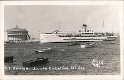 S.S. Avalon Santa Catalina Island, CA Island Photo Postcard Postcard Postcard