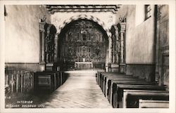 Interior Mission Dolores 1776 Postcard