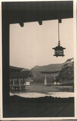 Japanese Scene Torii Gateway Postcard Postcard Postcard