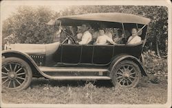 4 Door Touring Car, with Chains Cars Postcard Postcard Postcard