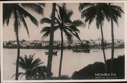 Mombasa Waterway City view Kenya Africa Postcard Postcard Postcard