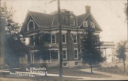 O.J. Hamlin's Residence Smethport, PA Postcard Postcard Postcard