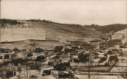 Winter view of small town in snow Rexville, NY Postcard Postcard Postcard