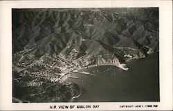 Air View of Avalon Bay Postcard