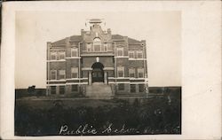 Public School, Large Multi-Story Brick Building Ochelata, OK Postcard Postcard Postcard