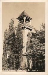 Blethen Chimes U. of W. Seattle Postcard