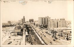 Bird's-eye View of Ocean Boulevard Postcard