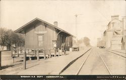 Wabash R.R. Dept Fairmount, IL Postcard Postcard Postcard