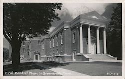 First Baptist Church Greeneville, TN Postcard Postcard Postcard