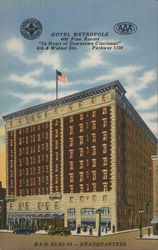 Hotel metropole Cincinnati, OH Postcard Postcard Postcard